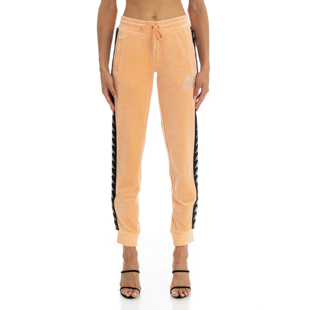 Kappa US 222 Banda Shiner Trackpants - Orange Peach 3 Kappa US 222 Banda Shiner Trackpants - Orange Peach