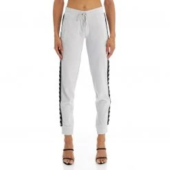 Kappa US Women 222 Banda Shiner Trackpants - Grey