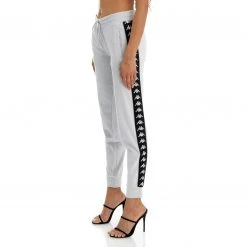 Kappa US Women 222 Banda Shiner Trackpants - Grey