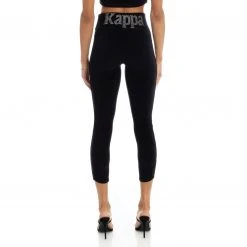 Kappa US Women 222 Banda Slit Leggings - Black Smoke 9 Kappa US Women 222 Banda Slit Leggings - Black Smoke