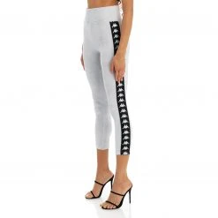 Kappa US Women 222 Banda Slit Leggings - Grey