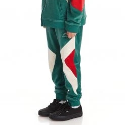 Kappa US Kids Logo Ayo Sweatpants - Dark Green