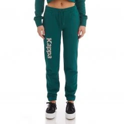 Kappa US Authentic Glitty Sweatpants - Dark Green
