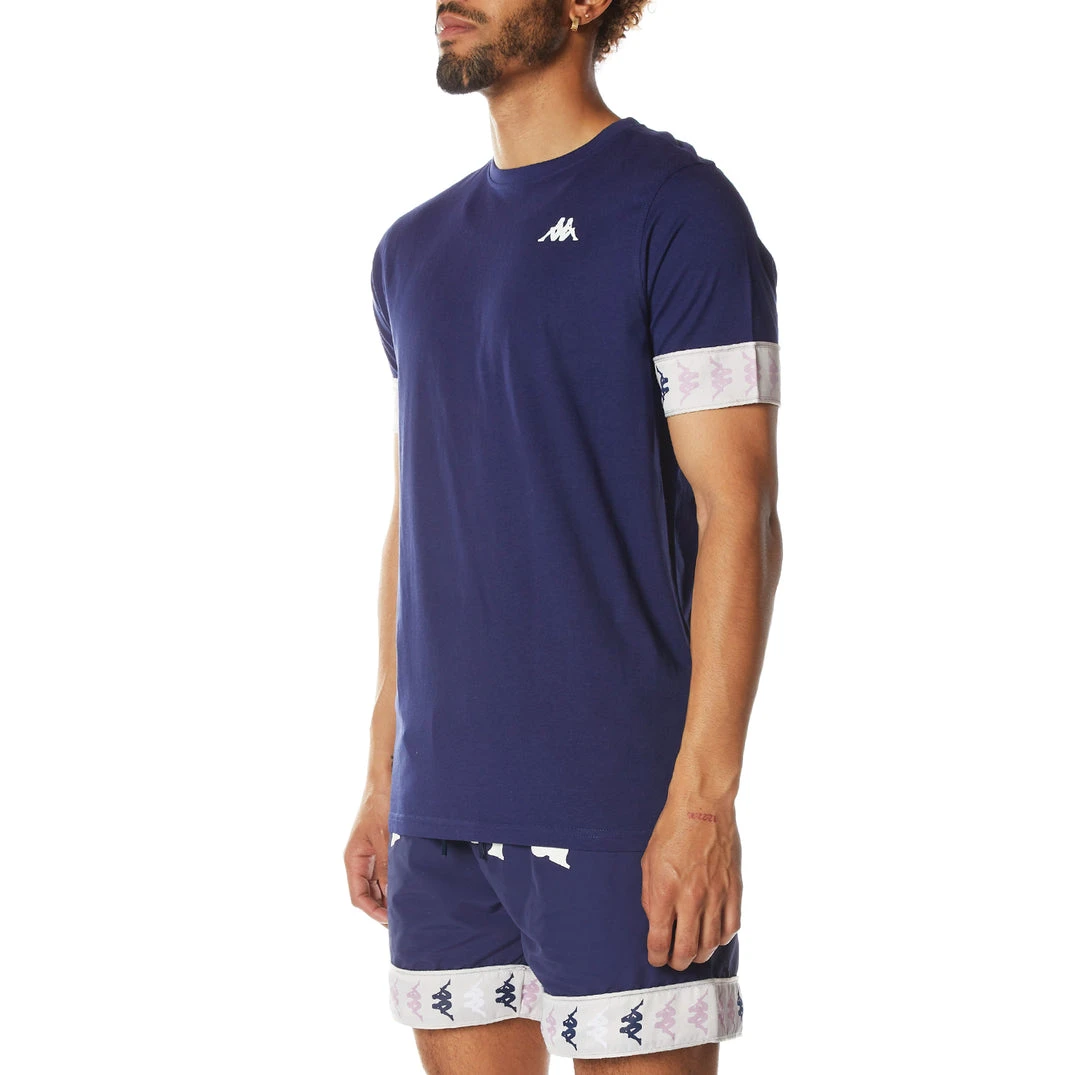 Kappa US 222 Banda Niji T-Shirt - Navy 4 Kappa US 222 Banda Niji T-Shirt - Navy