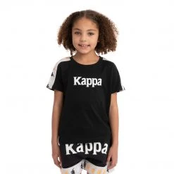 Kappa US Kids 222 Banda Deto 2 T-Shirt - Black Smoke