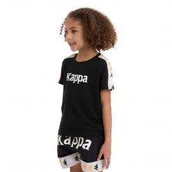Kappa US Kids 222 Banda Deto 2 T-Shirt - Black Smoke