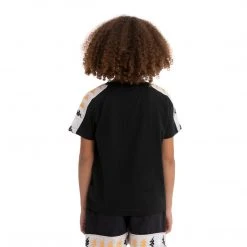 Kappa US Kids 222 Banda Deto 2 T-Shirt - Black Smoke