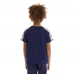 Kappa US Kids 222 Banda Deto 2 T-Shirt - Navy