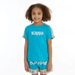 Kappa US Kids 222 Banda Deto 2 T-Shirt - Dark Aqua