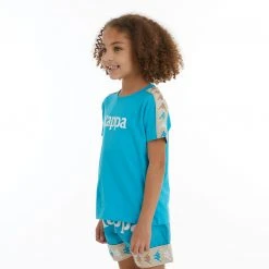 Kappa US Kids 222 Banda Deto 2 T-Shirt - Dark Aqua