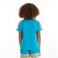 Kappa US Kids 222 Banda Deto 2 T-Shirt - Dark Aqua