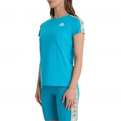 Kappa US Women 222 Banda Apan 2 T-Shirt - Dark Aqua