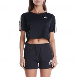 Kappa US 222 Banda Apua 2 T-Shirt - Black Smoke