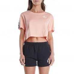 Kappa US Women 222 Banda Apua 2 T-Shirt - Peach