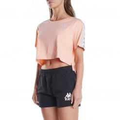Kappa US Women 222 Banda Apua 2 T-Shirt - Peach
