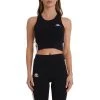 Kappa US 222 Banda Atvan 2 Crop Tank - Black Smoke Women