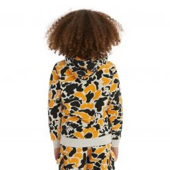 Kappa US Kids Authentic Picadilly Hoodie - Black Smoke Light Orange