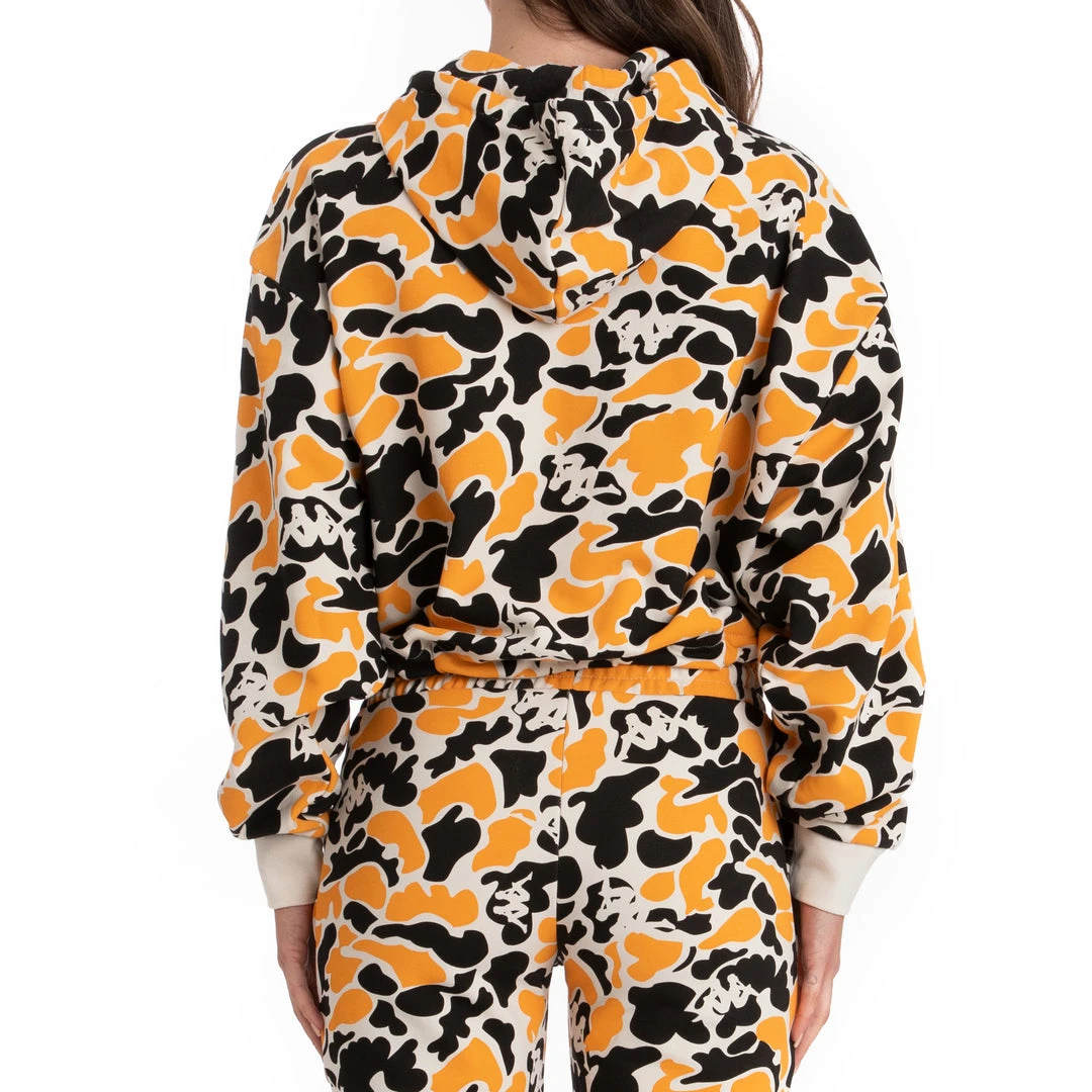 Kappa US Authentic People Hoodie - Black Smoke Light Orange 6 Kappa US Authentic People Hoodie - Black Smoke Light Orange