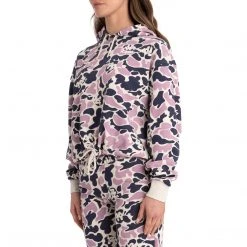 Kappa US Women Authentic People Hoodie - Violet