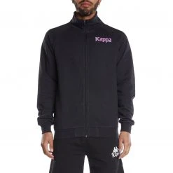 Kappa US Authentic Angost Track Jacket - Black Smoke Violet