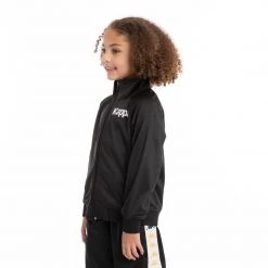 Kappa US Kids Authentic Angost Track Jackets - Black Smoke