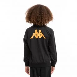 Kappa US Kids Authentic Angost Track Jackets - Black Smoke