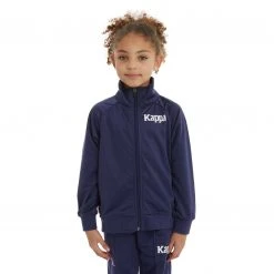 Kappa US Kids Authentic Angost Track Jackets - Navy