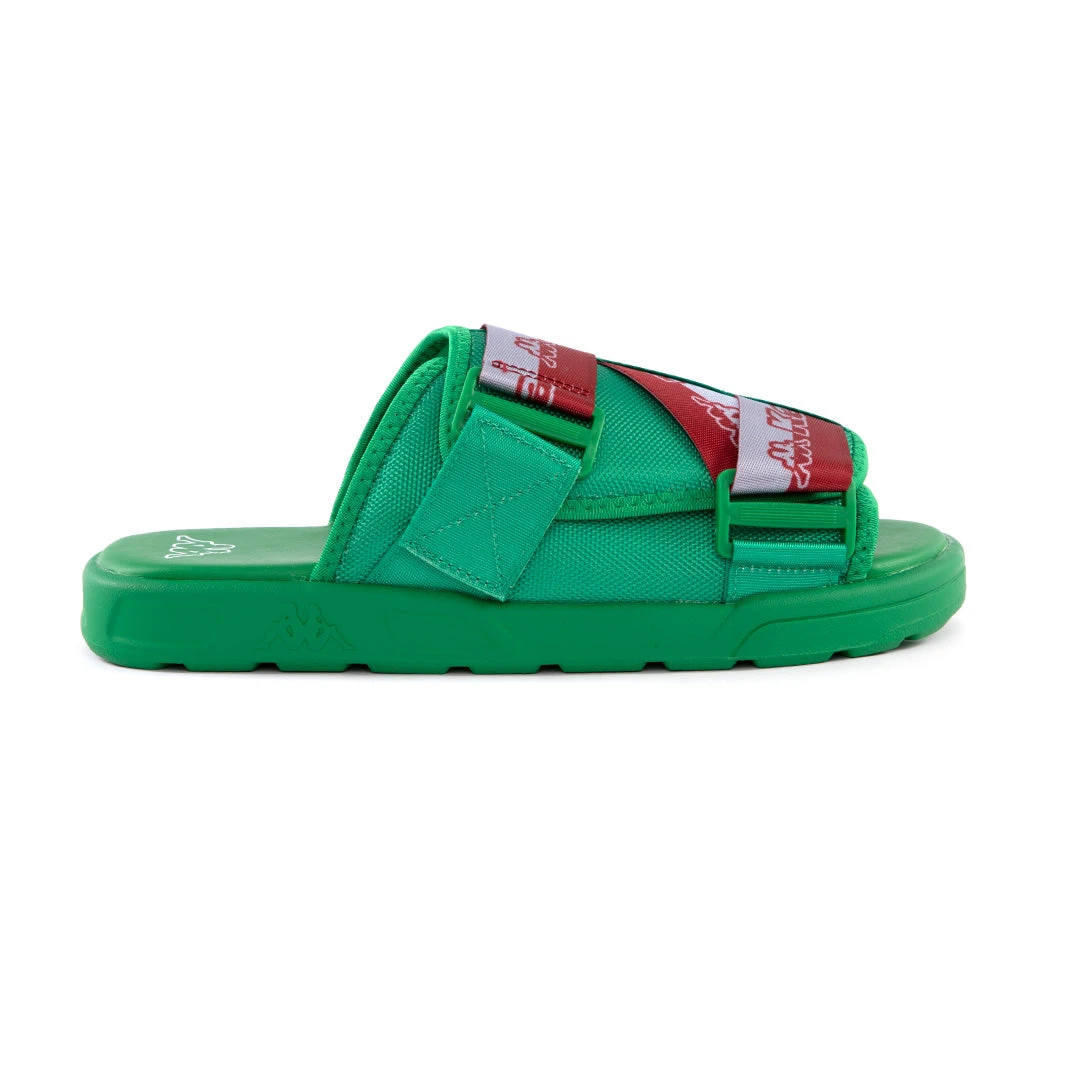 Kappa US Footwear Logo Zirk 1 Sandals - Green 3 Kappa US Footwear Logo Zirk 1 Sandals - Green