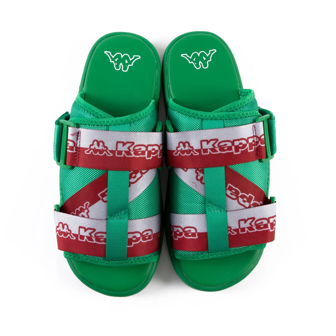 Kappa US Footwear Logo Zirk 1 Sandals - Green 6 Kappa US Footwear Logo Zirk 1 Sandals - Green