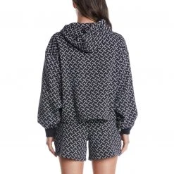Kappa US Authentic Molly Hoodie - Black Smoke Sand Women