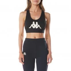 Kappa US 222 Banda Camylnaz Bra - Black Smoke Violet Women