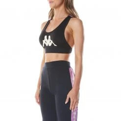 Kappa US 222 Banda Camylnaz Bra - Black Smoke Violet Women
