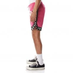 Kappa US 222 Banda Vosker Shorts - Pink Black Men