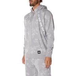Kappa US Authentic Jpn Villafran Hoodie - Grey Men