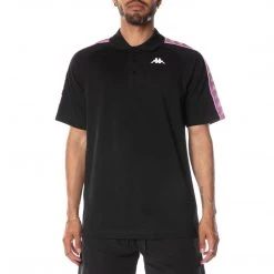 Kappa US 222 Banda Calsinz T-Shirt - Black Smoke Violet Men