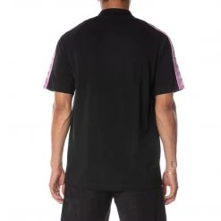 Kappa US 222 Banda Calsinz T-Shirt - Black Smoke Violet Men