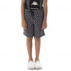 Kappa US Kids Authentic Plimmo Shorts - Black Smoke Sand