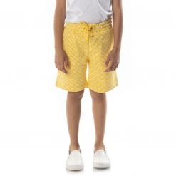 Kappa US Kids Authentic Plimmo Shorts - Yellow Sand