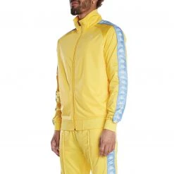 Kappa US 222 Banda Anniston Track Jacket - Yellow Light Blue