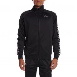 Kappa US Men 222 Banda Anniston Track Jacket - Black Black
