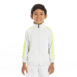 Kappa US Kids 222 Banda Anniston Track Jacket - Grey Vapor