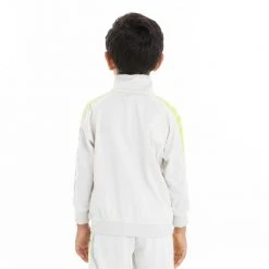 Kappa US Kids 222 Banda Anniston Track Jacket - Grey Vapor