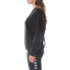 Kappa US Authentic Gumball Grisa Crewneck - Black