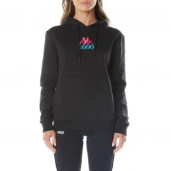 Kappa US Men Authentic Gumball Gazes Hoodie - Black