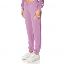 Kappa US Authentic Ambalavao Sweatpants - Violet Lavender White