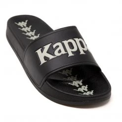 Kappa US 222 Banda Adam 17 Slides - Black Sand Footwear