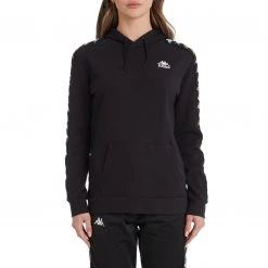 Kappa US 222 Banda Thebundaberg Hoodie - Black Smoke Women