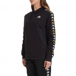 Kappa US 222 Banda Thebundaberg Hoodie - Black Smoke Women