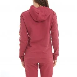 Kappa US Women 222 Banda Thebundaberg Hoodie - Burgundy