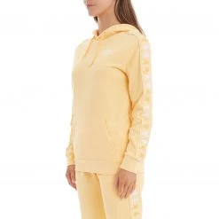 Kappa US Women 222 Banda Thebundaberg Hoodie - Light Yellow White
